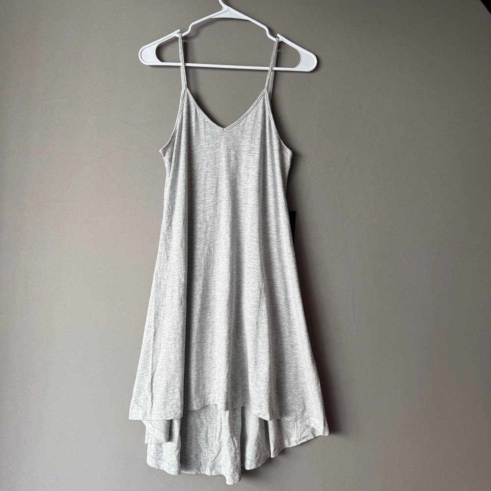 EXPRESS sz S Gray Heathered Asymmetrical Camisole Dress Fairy‎ Boho